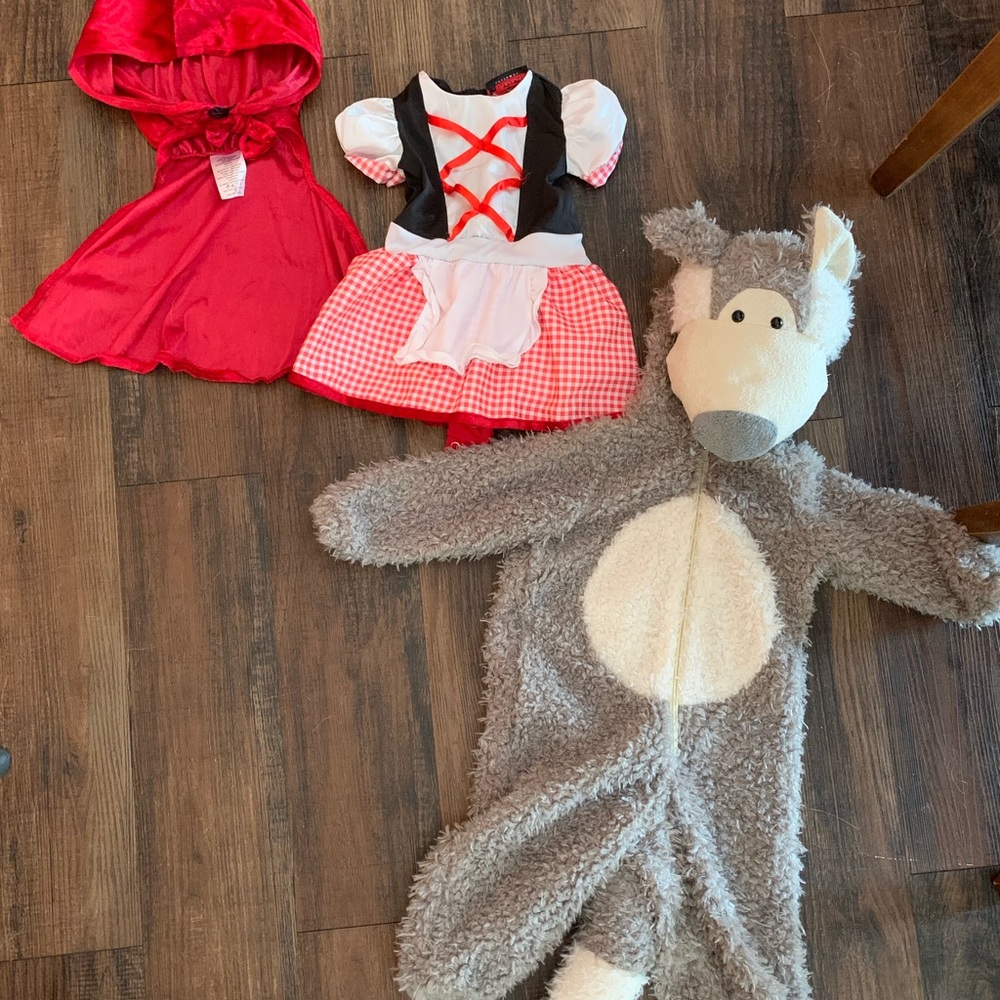 red riding hood and big bad wolf